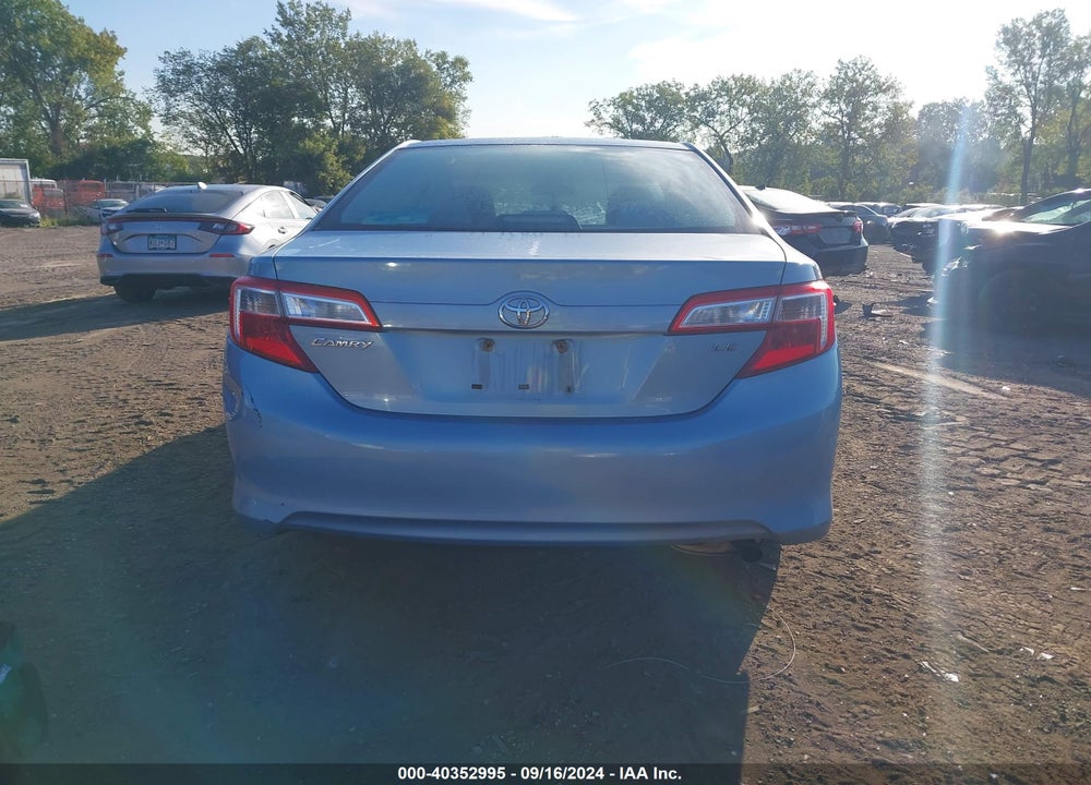 2012 TOYOTA CAMRY LE VIN: 4T1BF1FK3CU564398