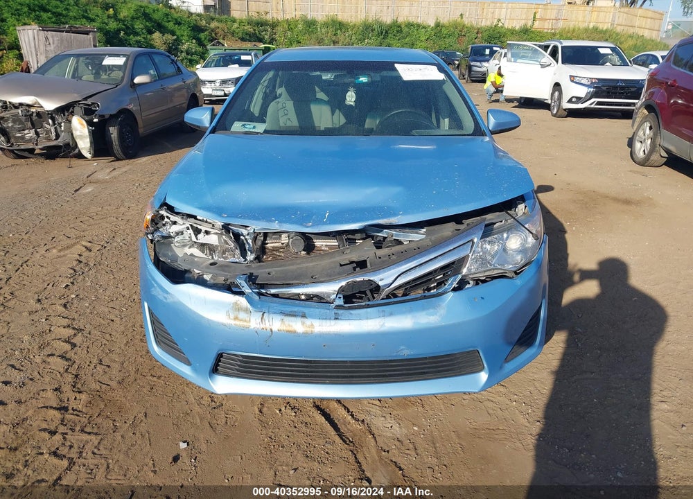 2012 TOYOTA CAMRY LE VIN: 4T1BF1FK3CU564398
