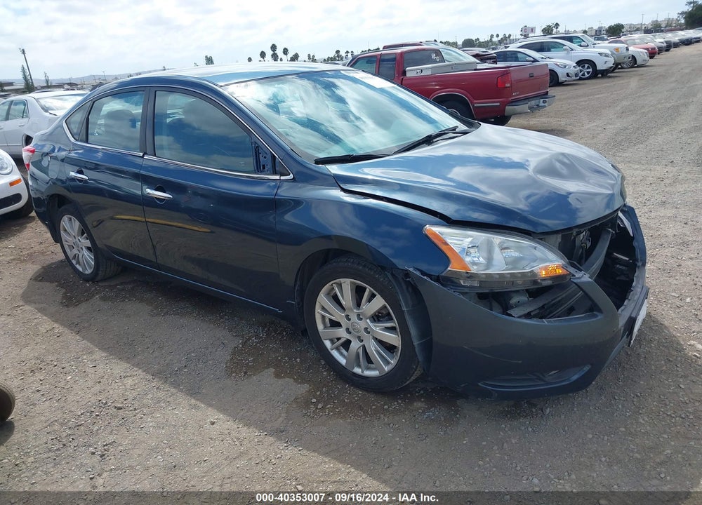 2013 NISSAN SENTRA SL VIN: 3N1AB7AP8DL710374