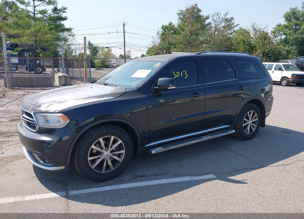 2016 DODGE DURANGO LIMITED VIN: 1C4RDHDG5GC440273