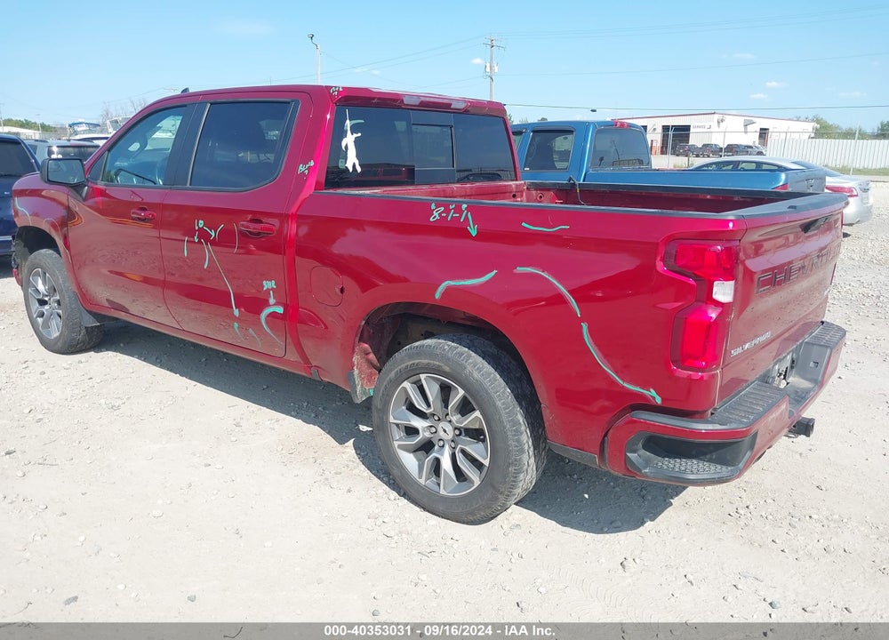 2021 CHEVROLET SILVERADO 1500 4WD SHORT BED RST VIN: 1GCUYEED0MZ140151