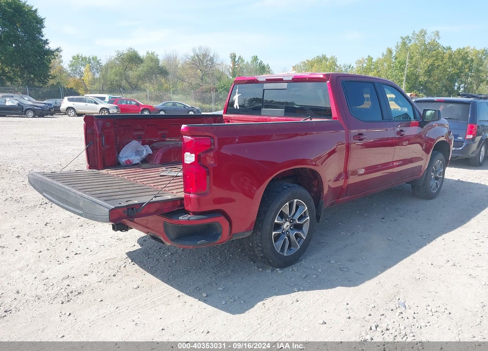 2021 CHEVROLET SILVERADO 1500 4WD SHORT BED RST VIN: 1GCUYEED0MZ140151