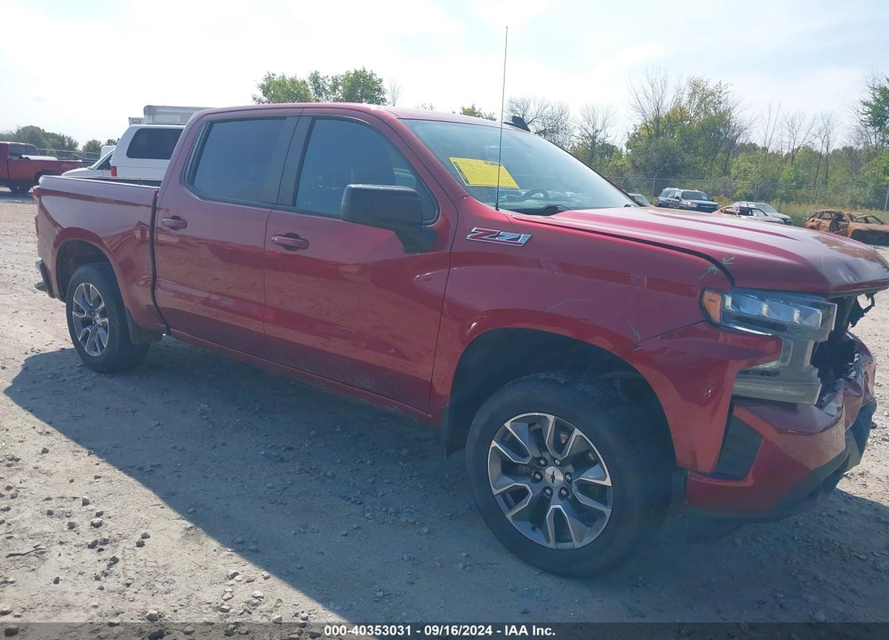 2021 CHEVROLET SILVERADO 1500 4WD SHORT BED RST VIN: 1GCUYEED0MZ140151