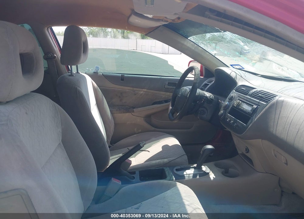 2001 HONDA CIVIC LX VIN: 1HGEM22531L099753