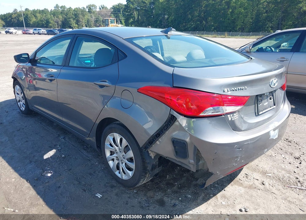 2012 HYUNDAI ELANTRA GLS VIN: 5NPDH4AE1CH127990