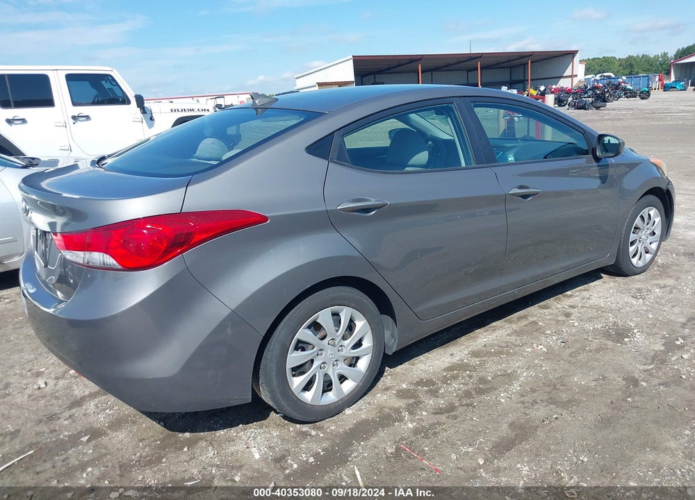 2012 HYUNDAI ELANTRA GLS VIN: 5NPDH4AE1CH127990