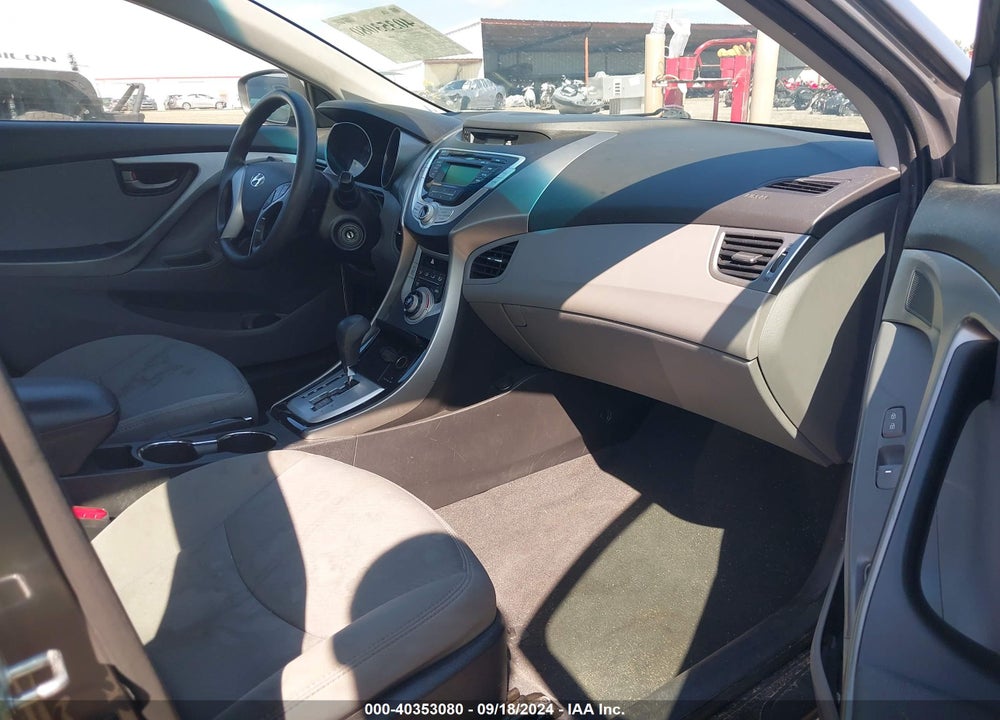2012 HYUNDAI ELANTRA GLS VIN: 5NPDH4AE1CH127990
