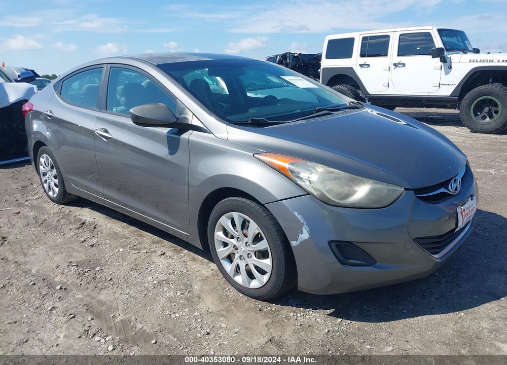 2012 HYUNDAI ELANTRA GLS VIN: 5NPDH4AE1CH127990