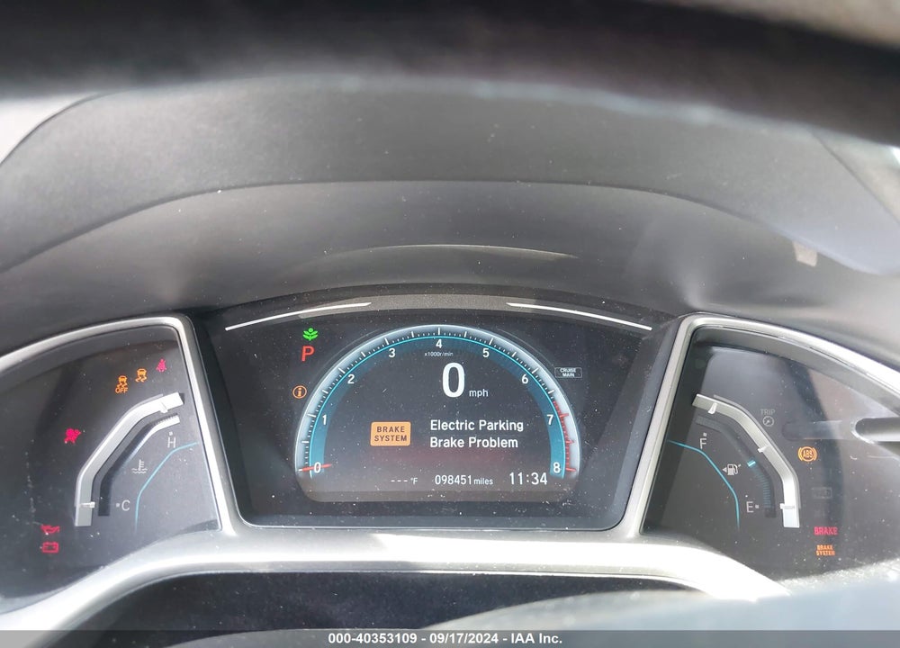 2017 HONDA CIVIC EX VIN: 19XFC2F77HE022484