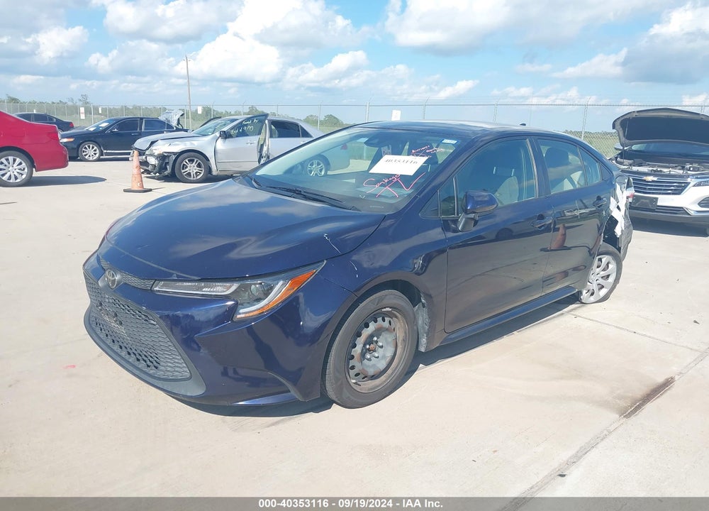 2021 TOYOTA COROLLA LE VIN: JTDEPMAE6MJ135941