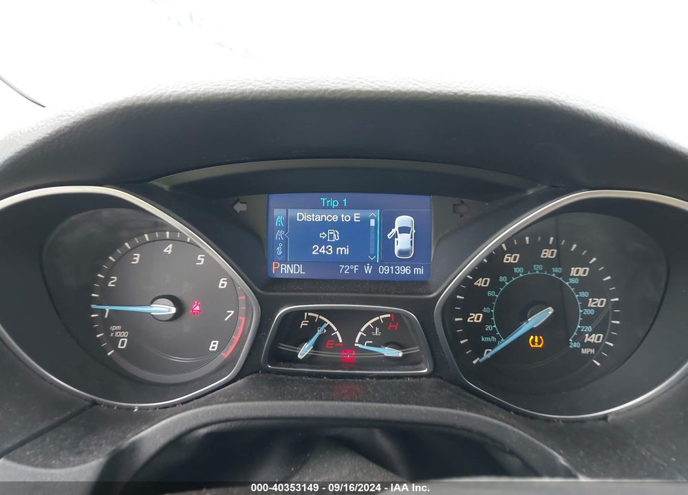 2013 FORD FOCUS SE VIN: 1FADP3K2XDL330932