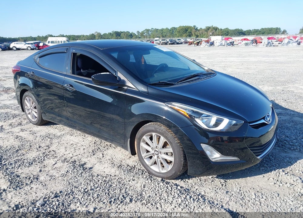 2014 HYUNDAI ELANTRA SE VIN: 5NPDH4AE5EH531443