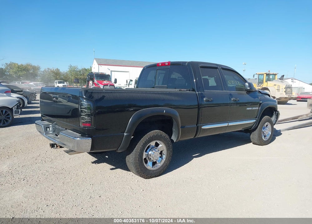 2006 DODGE RAM 2500 LARAMIE VIN: 3D7KS28D86G132293