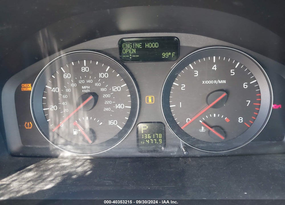2009 VOLVO S40 2.4I VIN: YV1MS382892445620