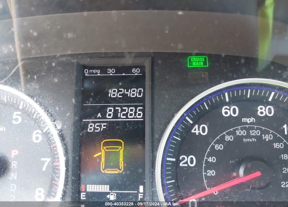 2009 HONDA CR-V EX-L VIN: JHLRE48709C000533