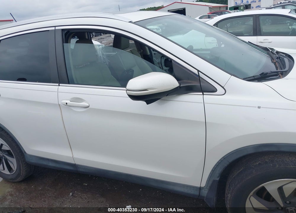 2015 HONDA CR-V TOURING VIN: 5J6RM3H96FL000537