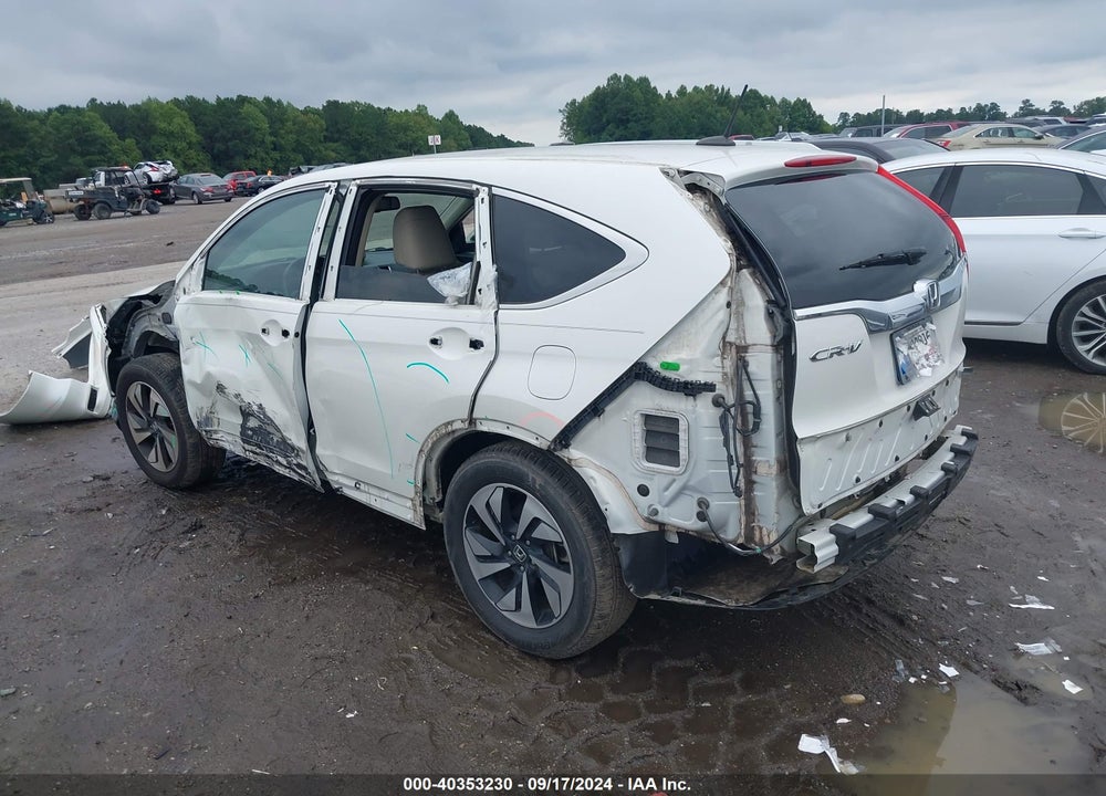 2015 HONDA CR-V TOURING VIN: 5J6RM3H96FL000537