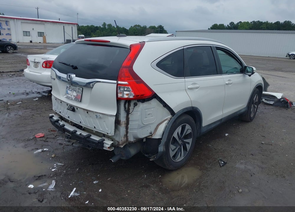 2015 HONDA CR-V TOURING VIN: 5J6RM3H96FL000537