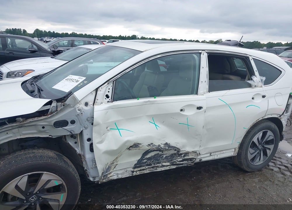 2015 HONDA CR-V TOURING VIN: 5J6RM3H96FL000537