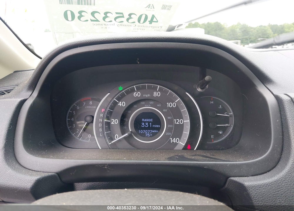 2015 HONDA CR-V TOURING VIN: 5J6RM3H96FL000537