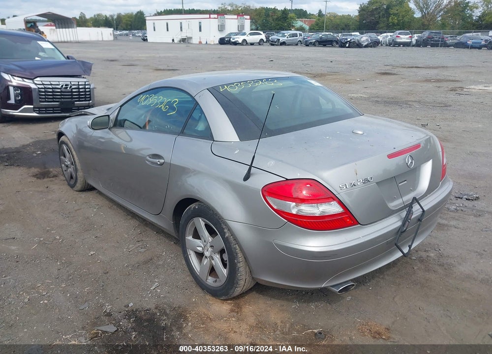 2006 MERCEDES-BENZ SLK 280 VIN: WDBWK54F46F117293