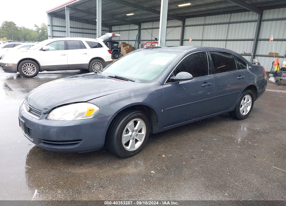 2008 CHEVROLET IMPALA LT VIN: 2G1WT58N789156142