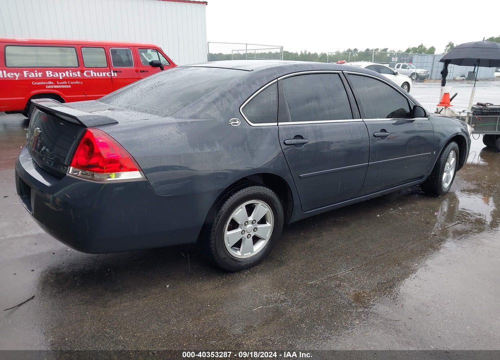 2008 CHEVROLET IMPALA LT VIN: 2G1WT58N789156142