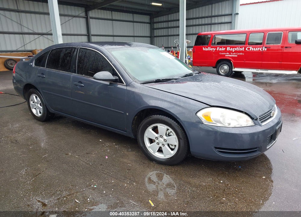 2008 CHEVROLET IMPALA LT VIN: 2G1WT58N789156142