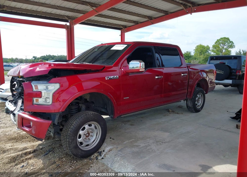 2015 FORD F-150 PLATINUM VIN: 1FTEW1EG3FFB24057