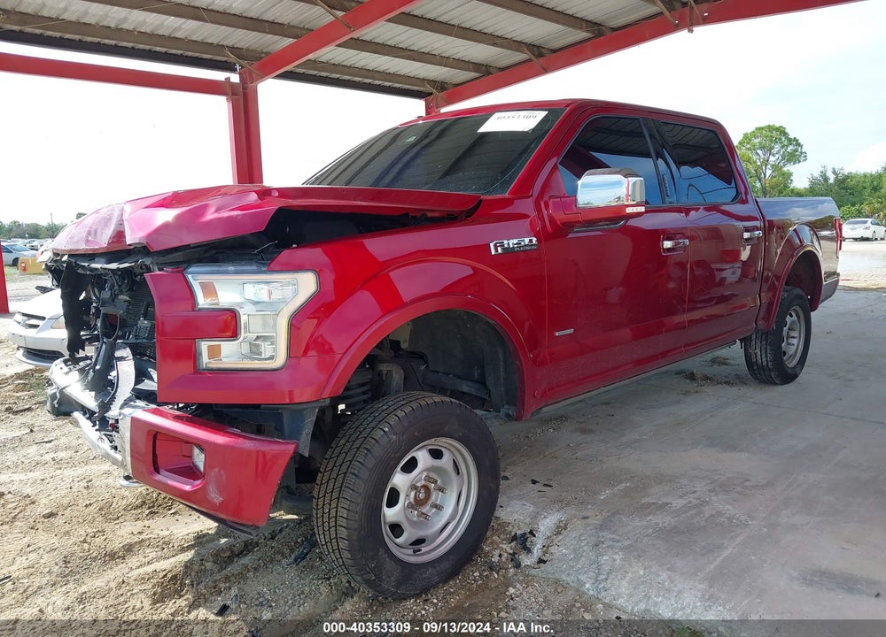 2015 FORD F-150 PLATINUM VIN: 1FTEW1EG3FFB24057