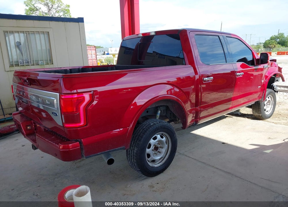 2015 FORD F-150 PLATINUM VIN: 1FTEW1EG3FFB24057