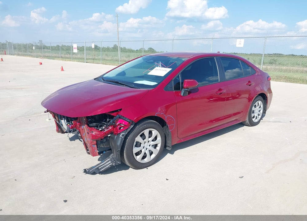 2024 TOYOTA COROLLA LE VIN: 5YFB4MDE3RP196545