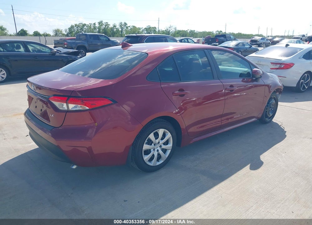 2024 TOYOTA COROLLA LE VIN: 5YFB4MDE3RP196545