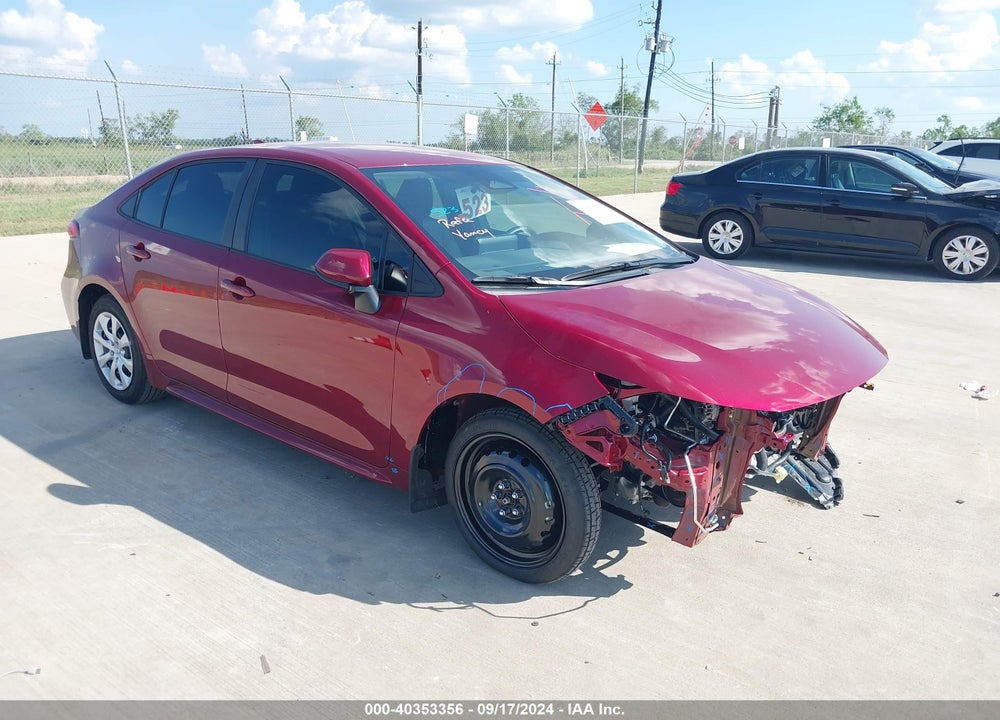 2024 TOYOTA COROLLA LE VIN: 5YFB4MDE3RP196545