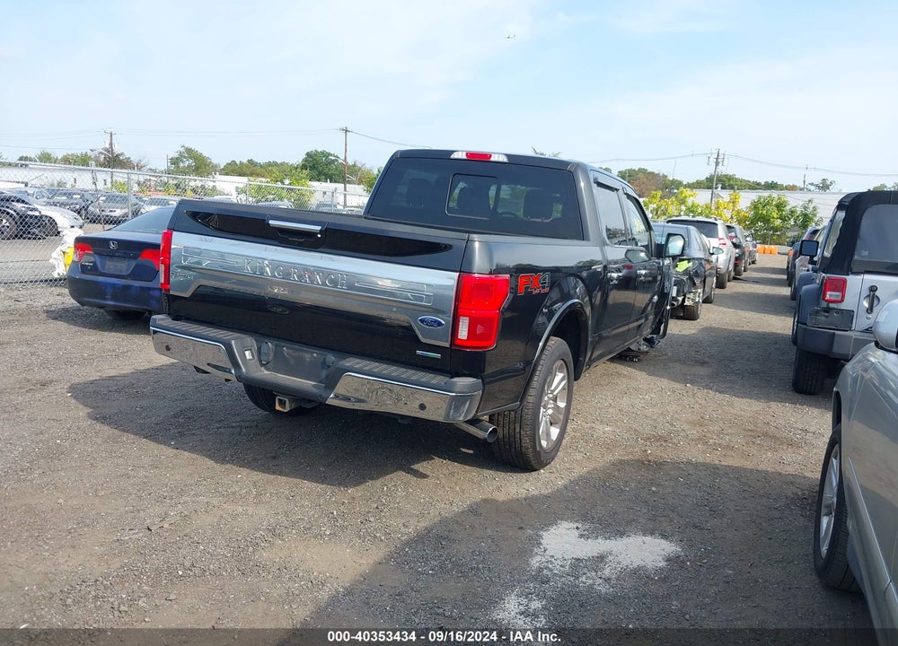 2020 FORD F-150 KING RANCH VIN: 1FTEW1E40LFA44426