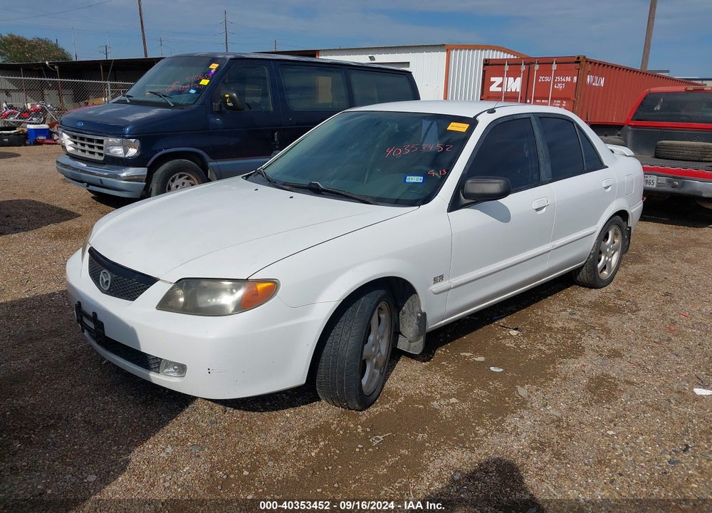 2001 MAZDA PROTEGE VIN: JM1BJ225X10430971