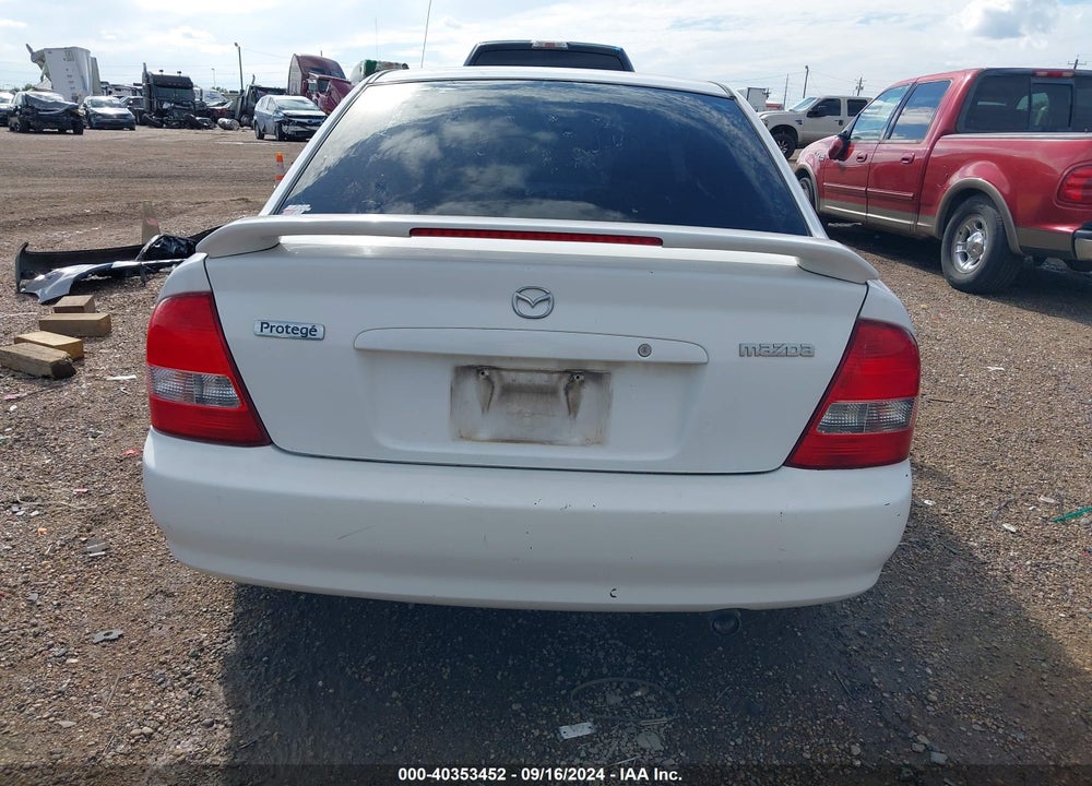 2001 MAZDA PROTEGE VIN: JM1BJ225X10430971