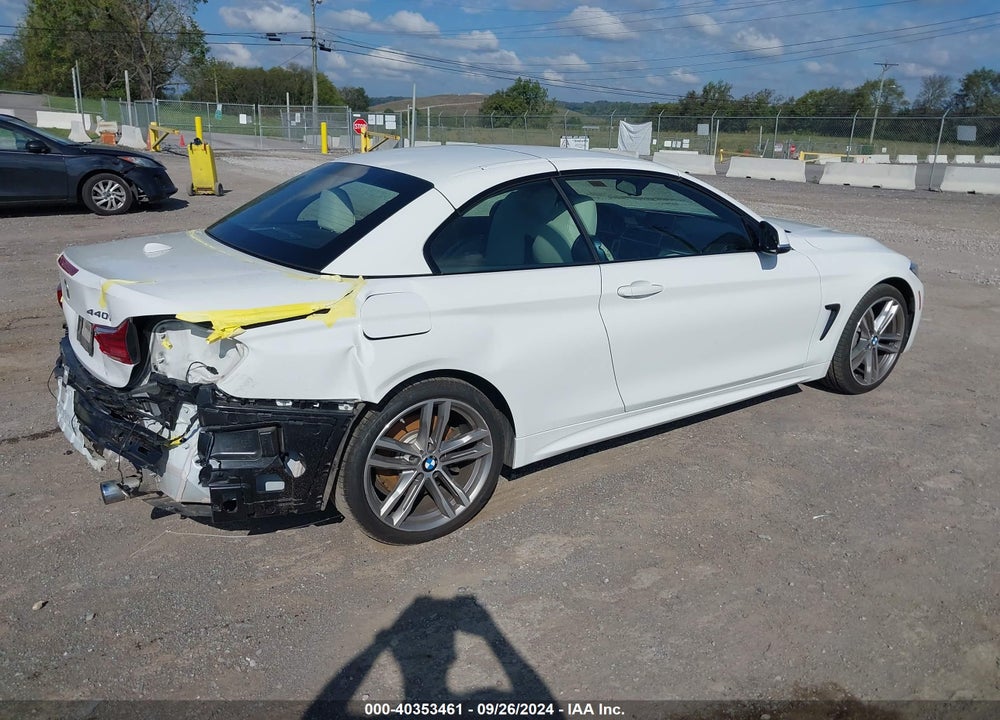 2018 BMW 440I XDRIVE VIN: WBA4Z7C56JED47621