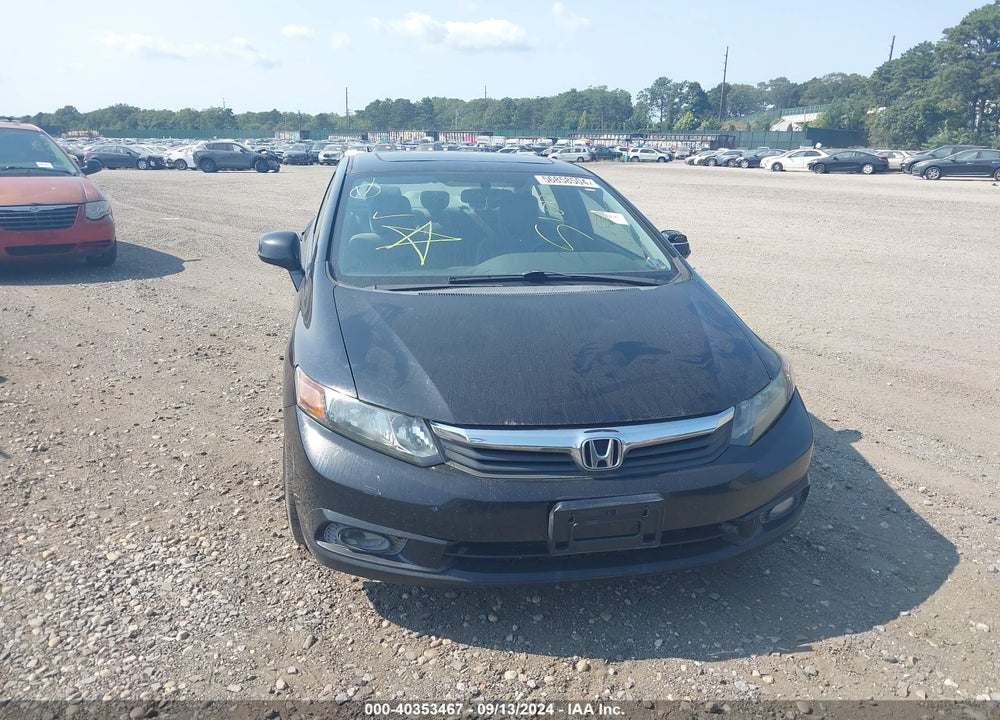 2012 HONDA CIVIC EX VIN: 2HGFB2F80CH316772