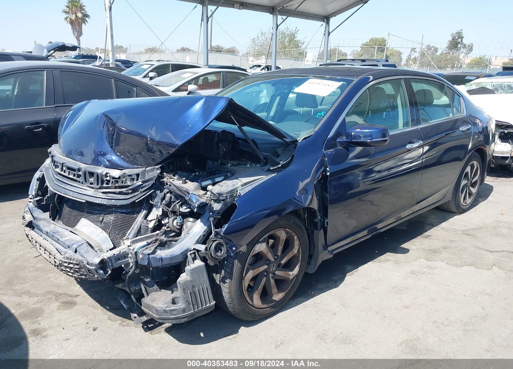 2016 HONDA ACCORD EX-L V-6 VIN: 1HGCR3F87GA001377