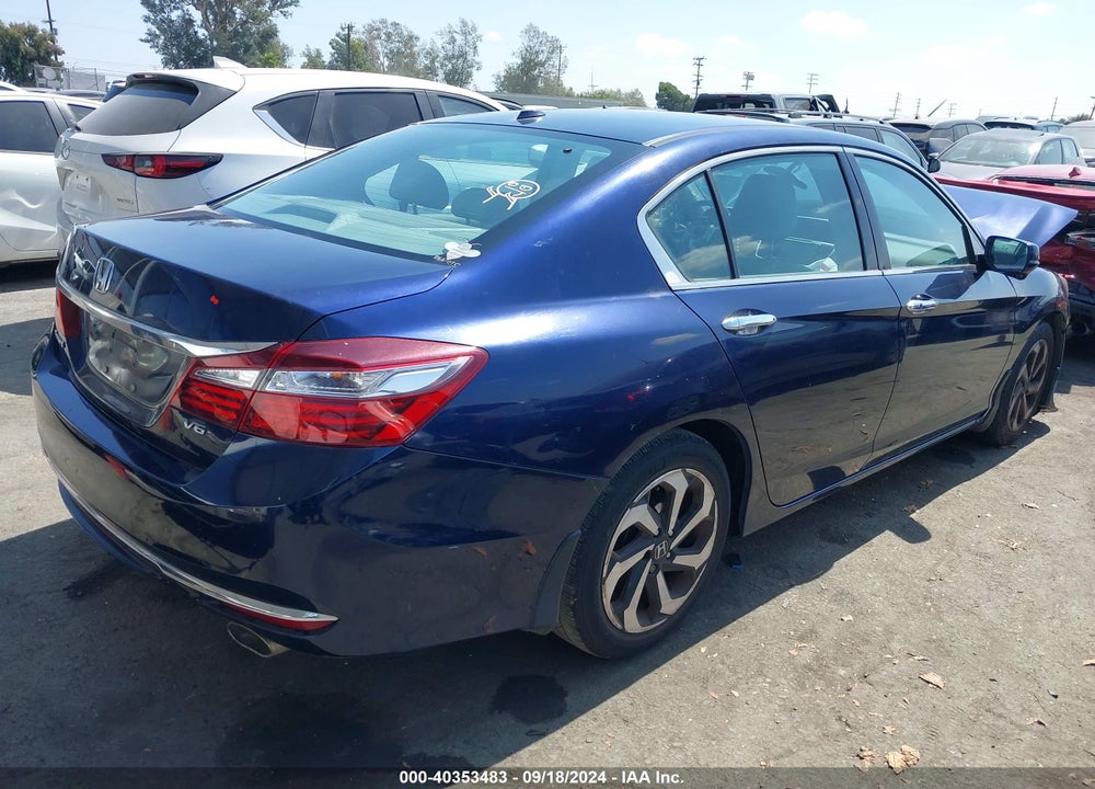 2016 HONDA ACCORD EX-L V-6 VIN: 1HGCR3F87GA001377