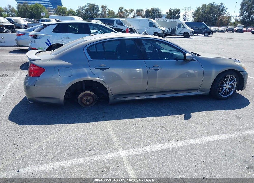 2007 INFINITI G35 SPORT W/6-SPEED MANUAL VIN: JNKBV61E47M717039
