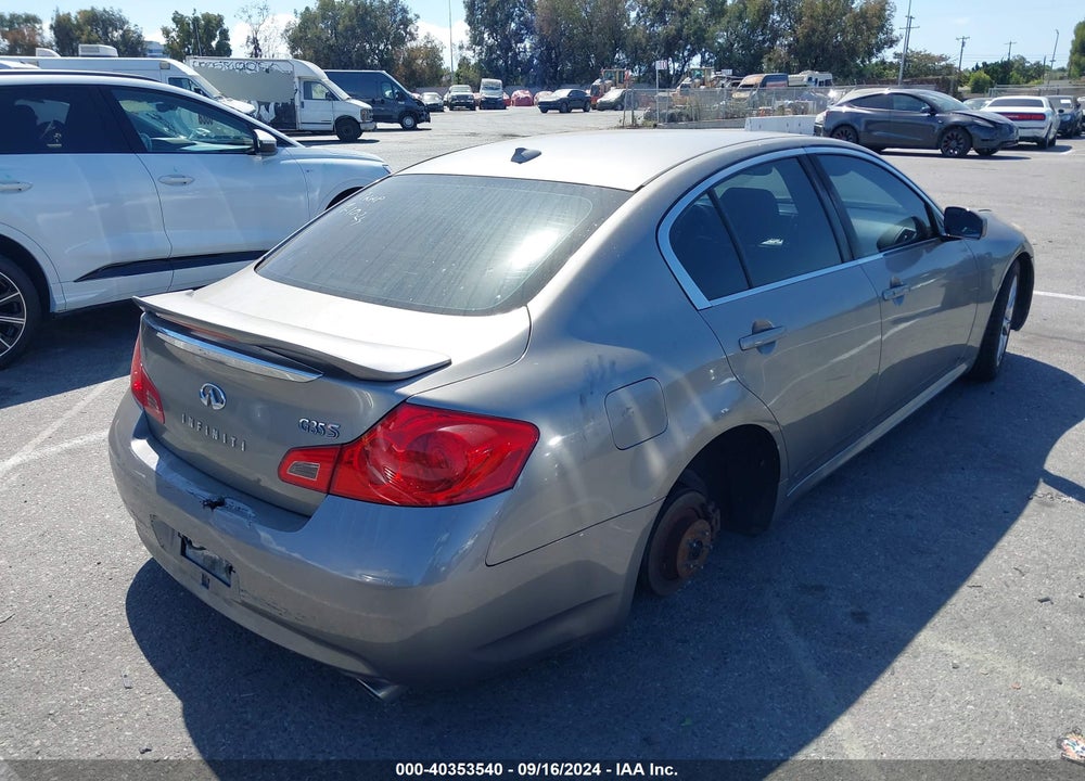 2007 INFINITI G35 SPORT W/6-SPEED MANUAL VIN: JNKBV61E47M717039