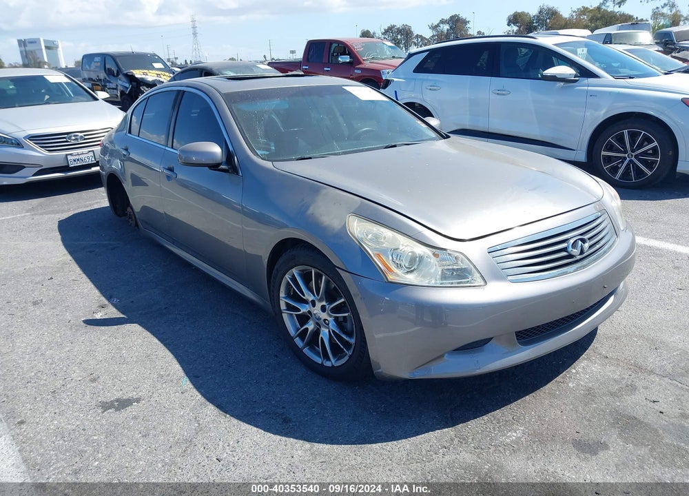 2007 INFINITI G35 SPORT W/6-SPEED MANUAL VIN: JNKBV61E47M717039