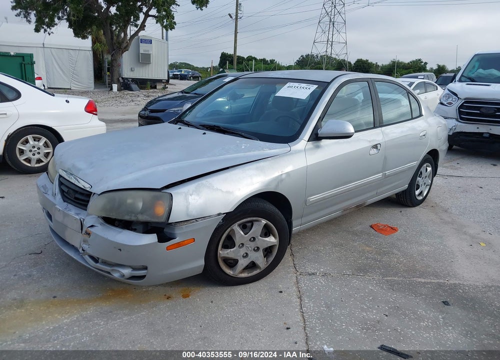 2005 HYUNDAI ELANTRA GLS/GT VIN: KMHDN46DX5U990493