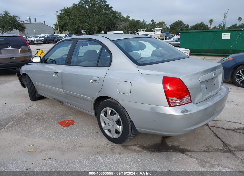 2005 HYUNDAI ELANTRA GLS/GT VIN: KMHDN46DX5U990493