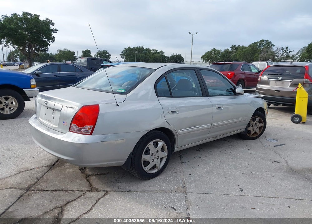 2005 HYUNDAI ELANTRA GLS/GT VIN: KMHDN46DX5U990493
