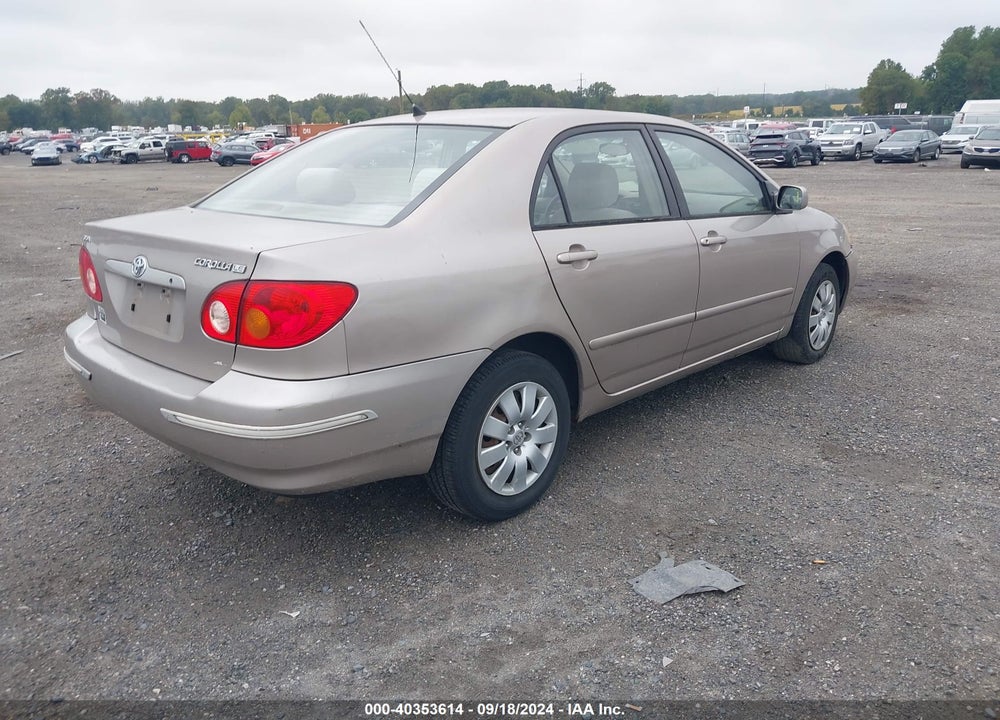 2003 TOYOTA COROLLA LE VIN: 2T1BR32E83C097385