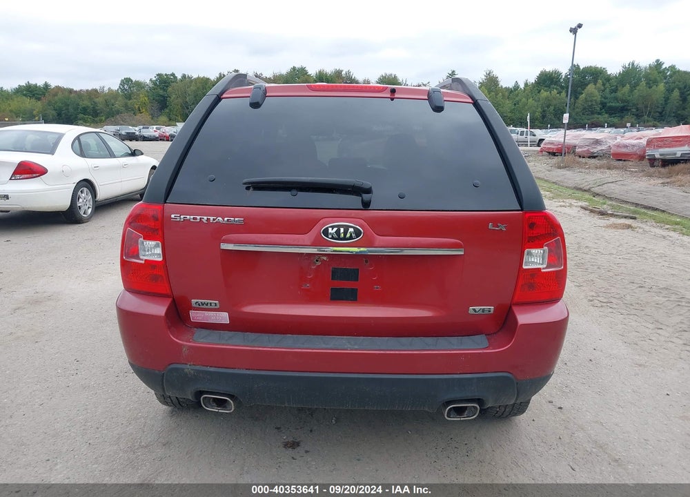 2009 KIA SPORTAGE LX V6 VIN: KNDJE723197558059