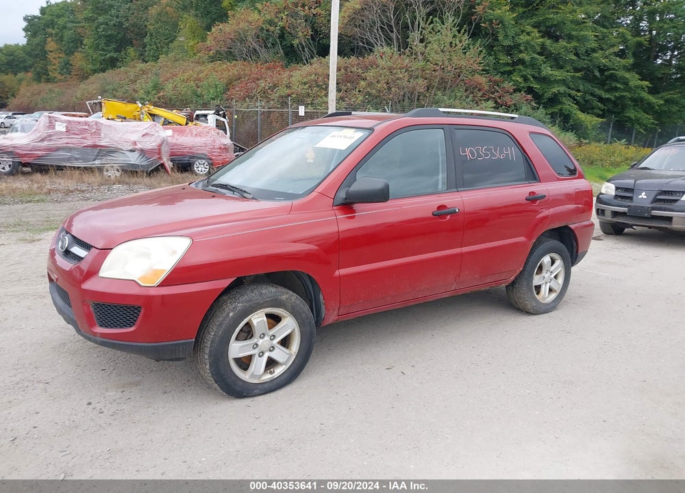 2009 KIA SPORTAGE LX V6 VIN: KNDJE723197558059